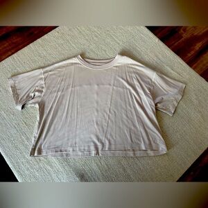 Lululemon cream oversized tee